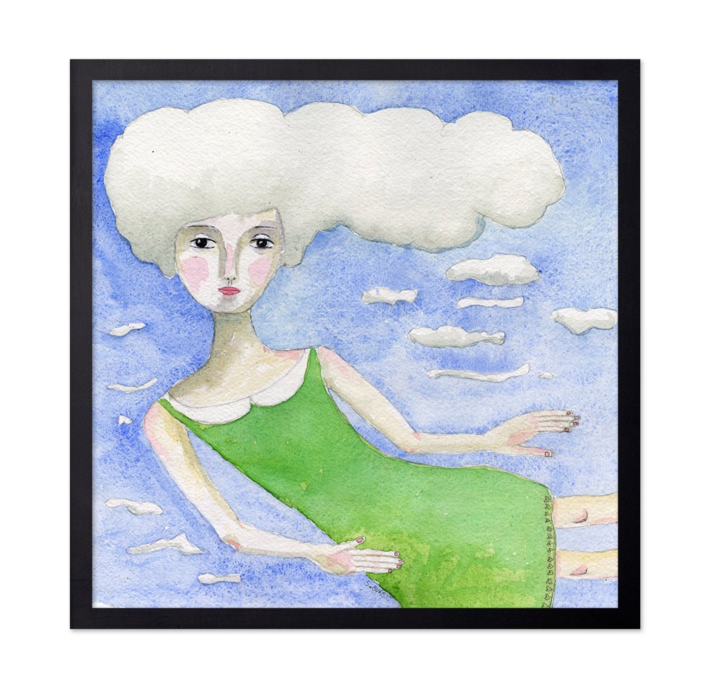 Cloud Hair Girl
