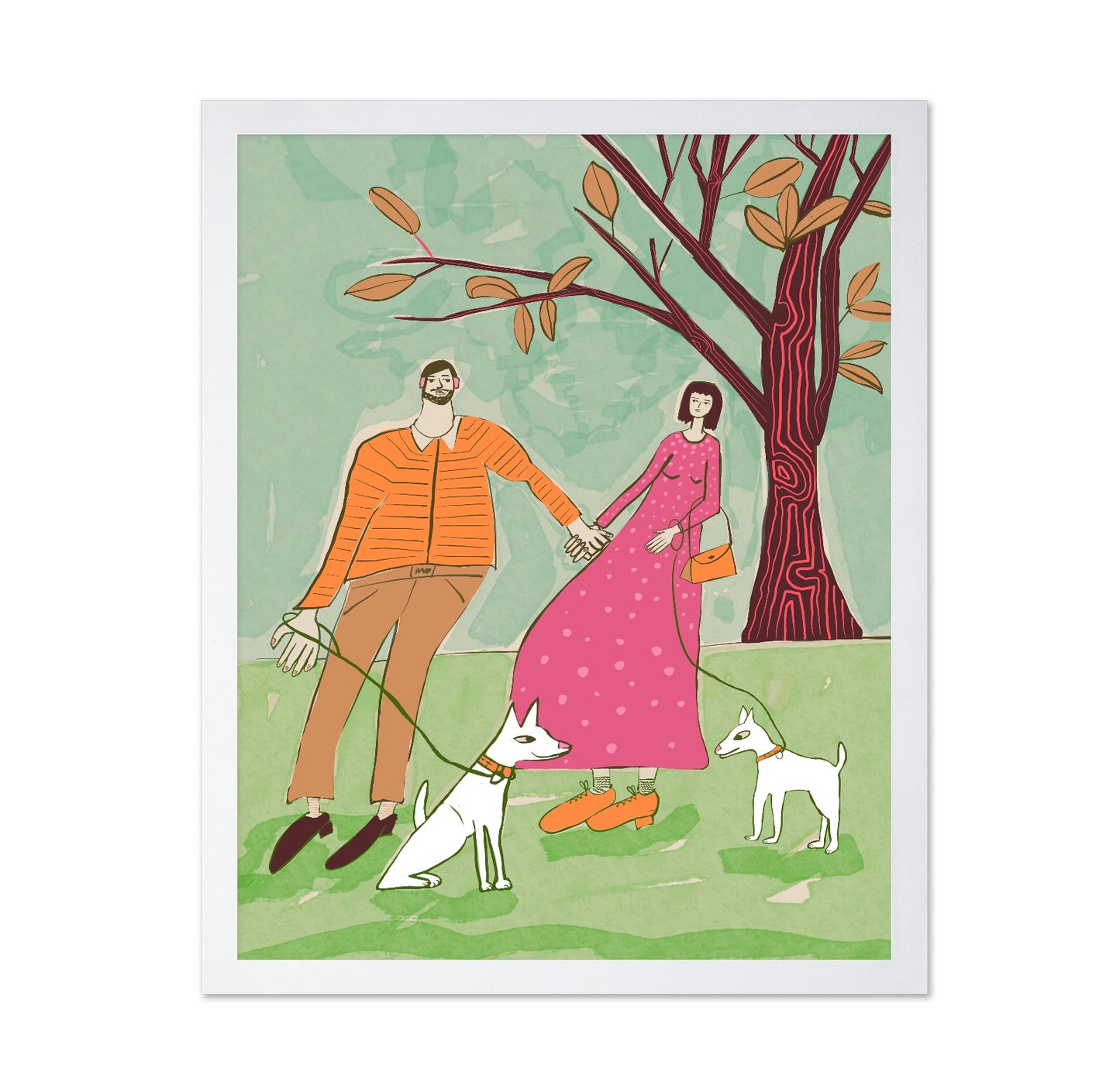 Couple With Dogs