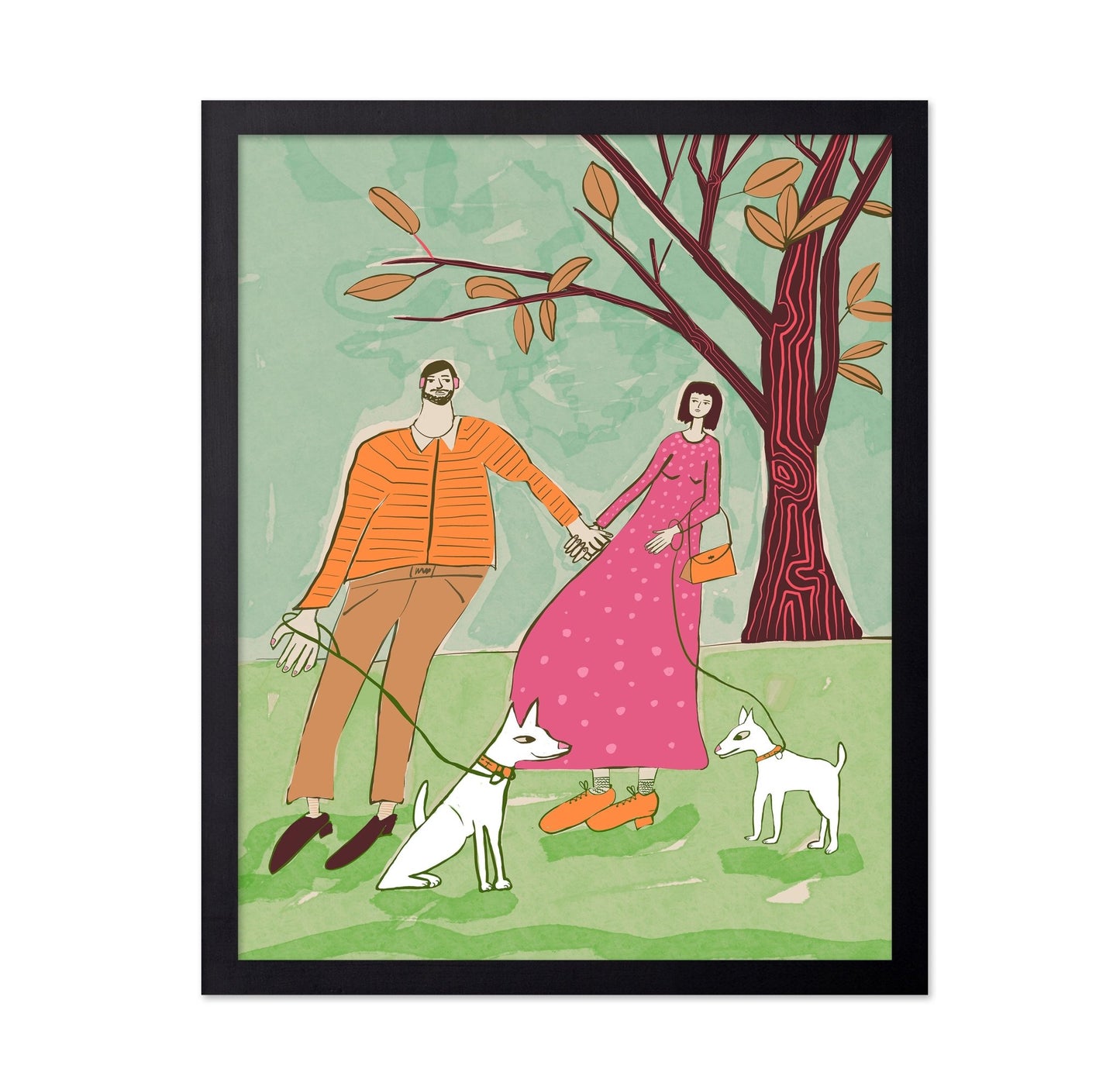 Couple With Dogs