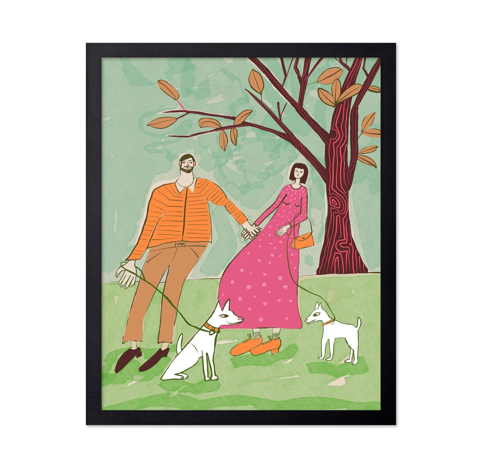 Couple With Dogs