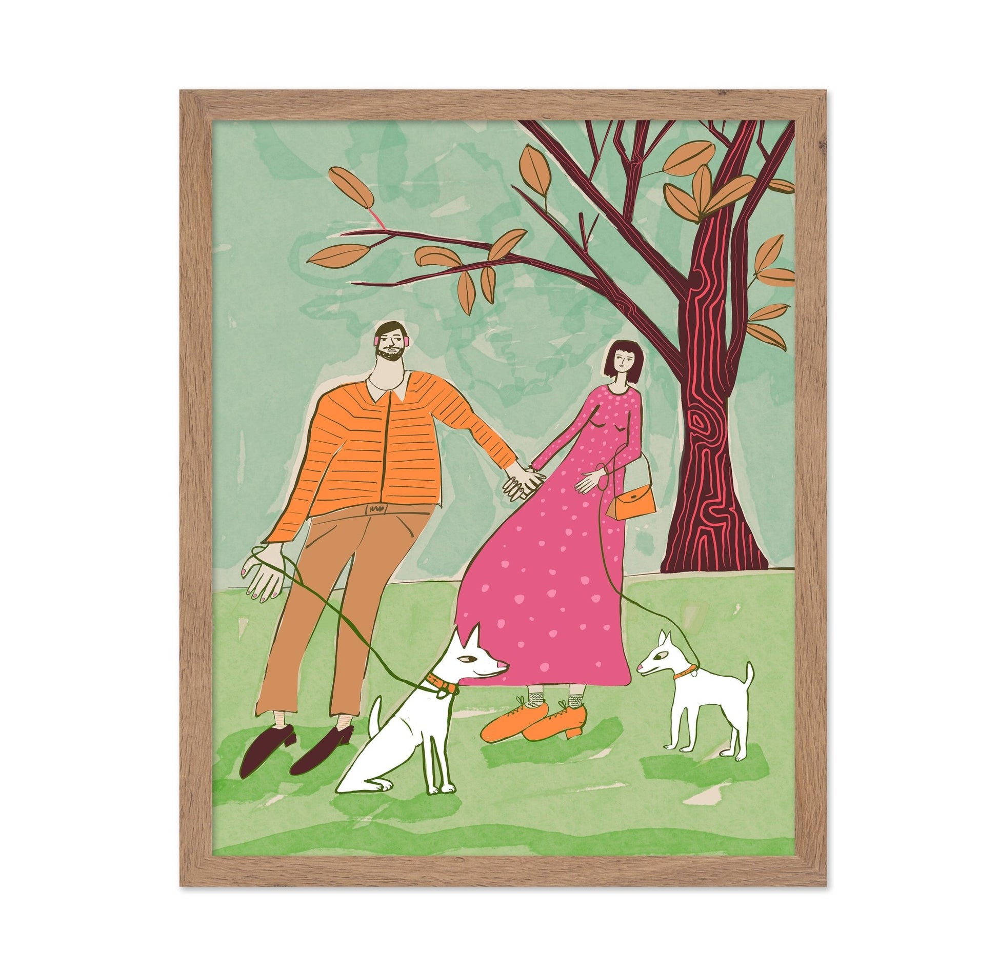 Couple With Dogs
