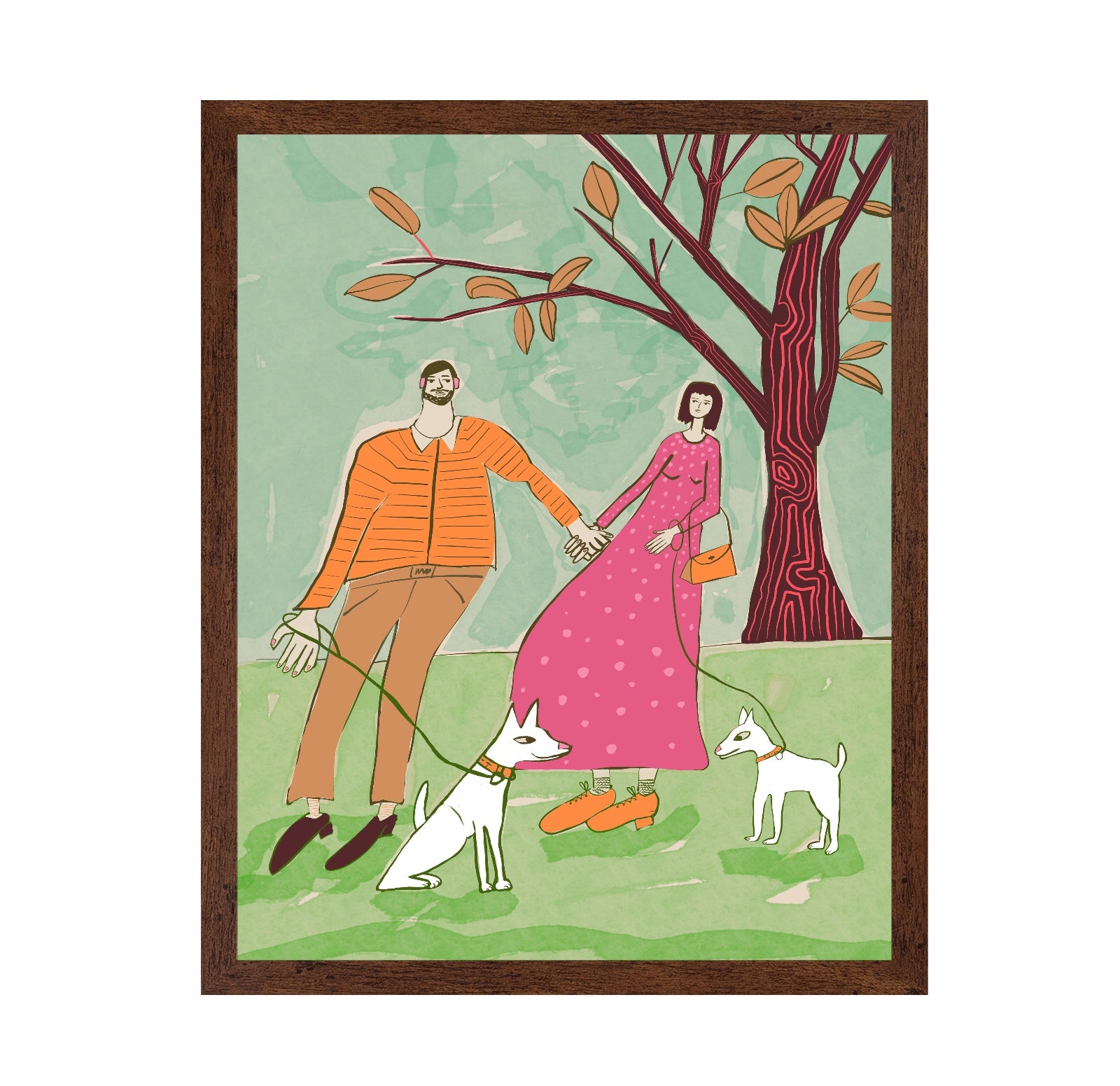Couple With Dogs