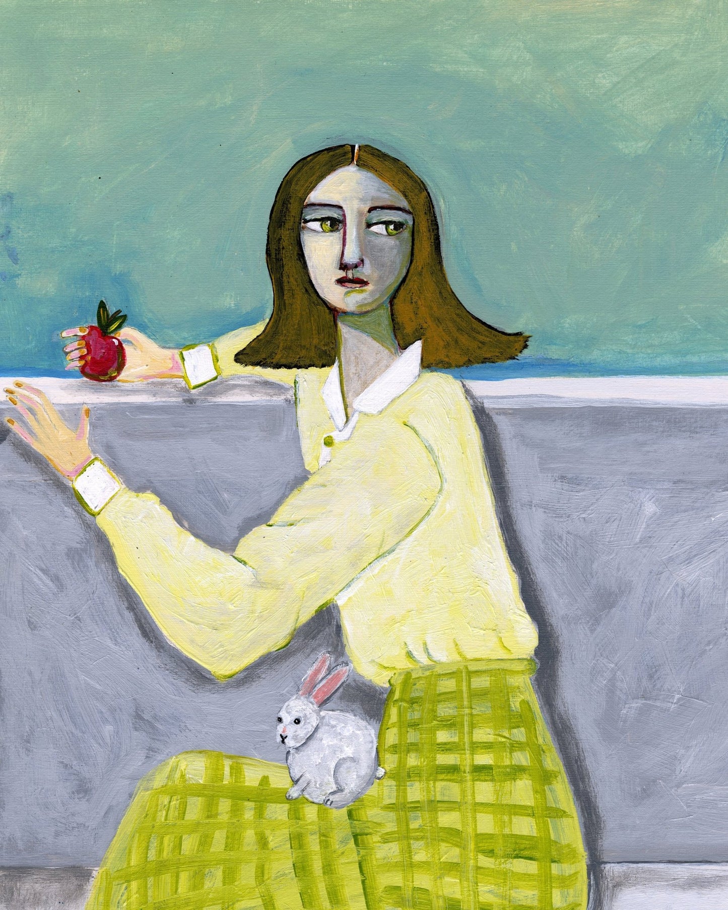 Girl With Rabbit