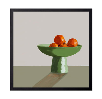 Oranges In Green Bowl No1