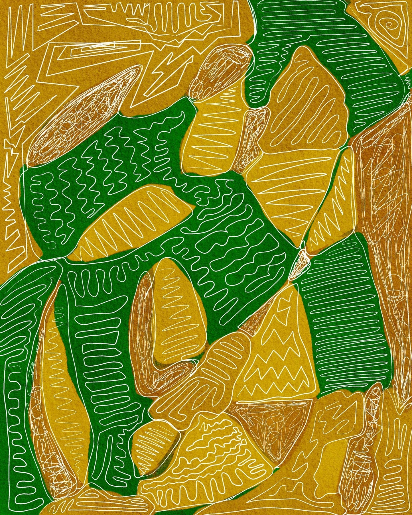 Green Ochre Pattern