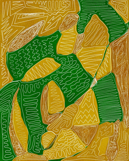 Green Ochre Pattern