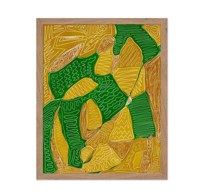 Green Ochre Pattern