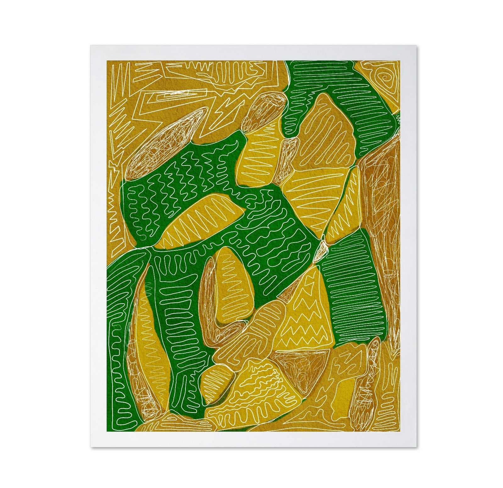 Green Ochre Pattern
