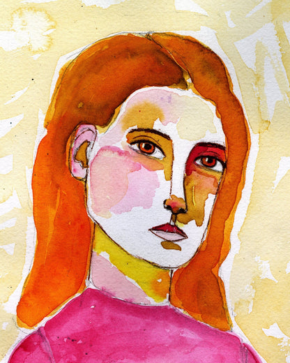 Color Block Portrait No1