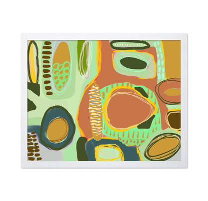Colorful Organic Shapes No3