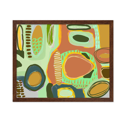 Colorful Organic Shapes No3