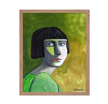 Green Portrait Face
