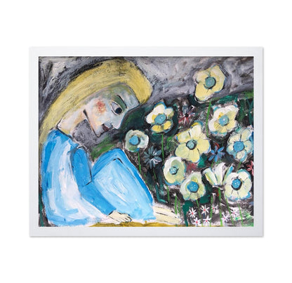 Girl With Wildflowers