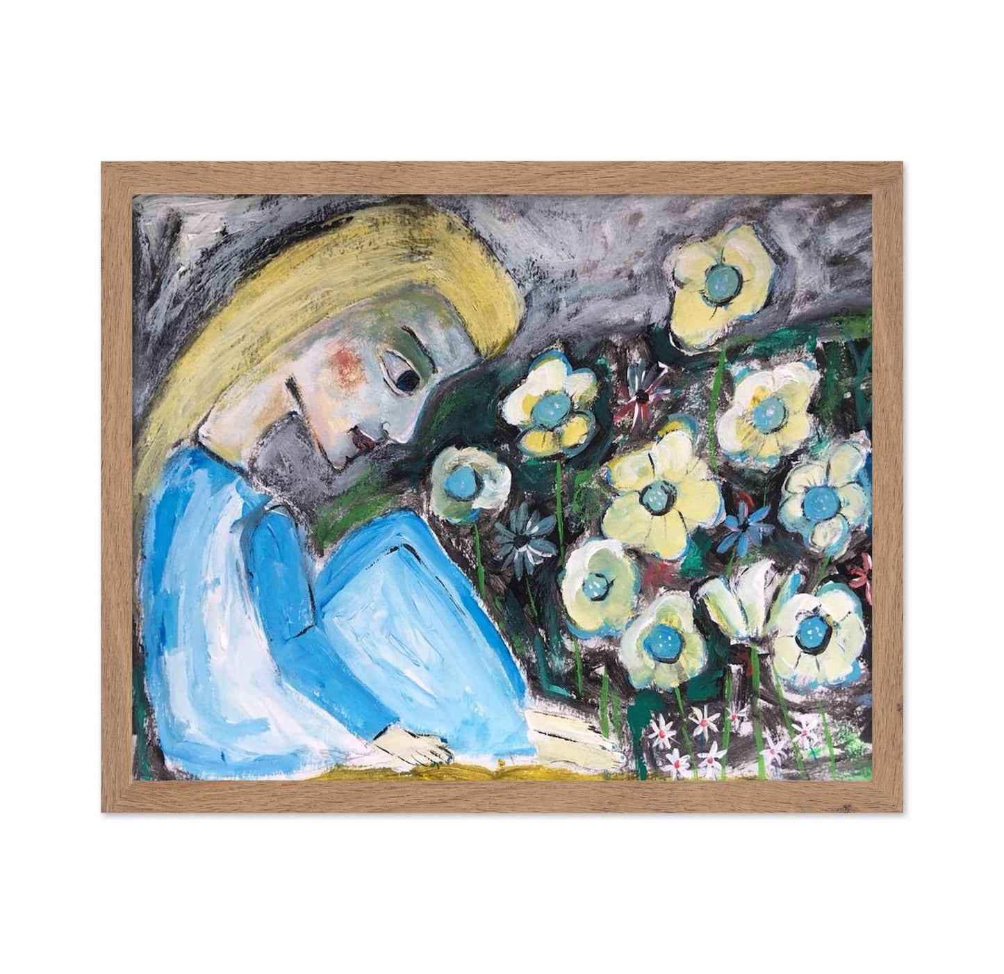 Girl With Wildflowers