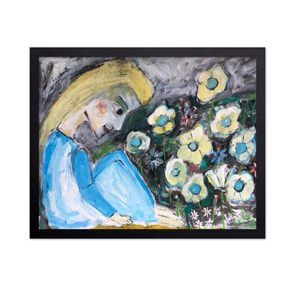 Girl With Wildflowers