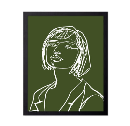 Minimal Line Portrait