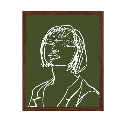 Minimal Line Portrait