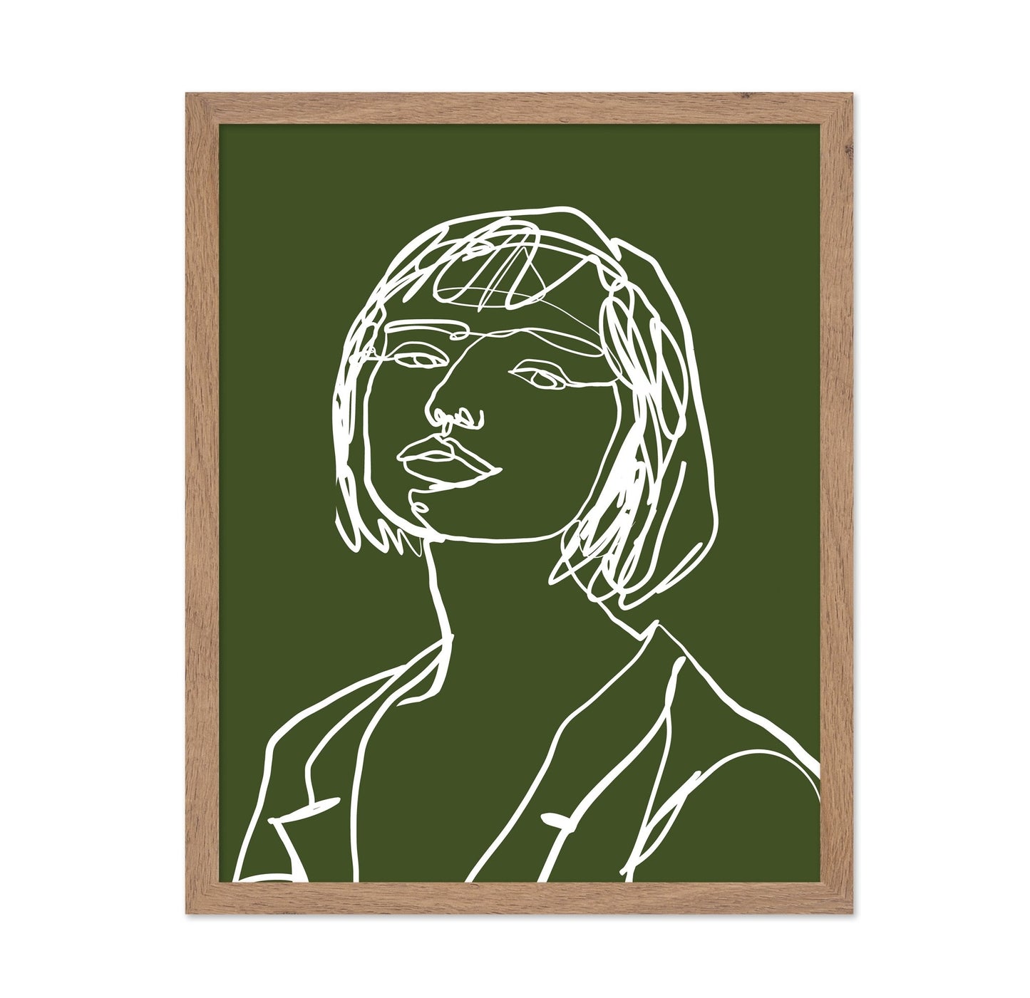 Minimal Line Portrait