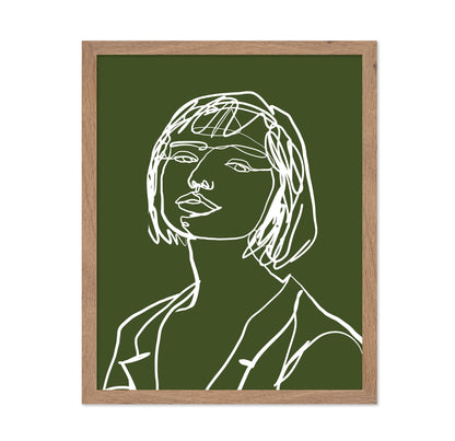 Minimal Line Portrait