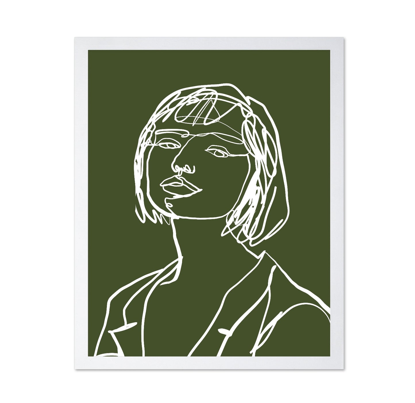 Minimal Line Portrait