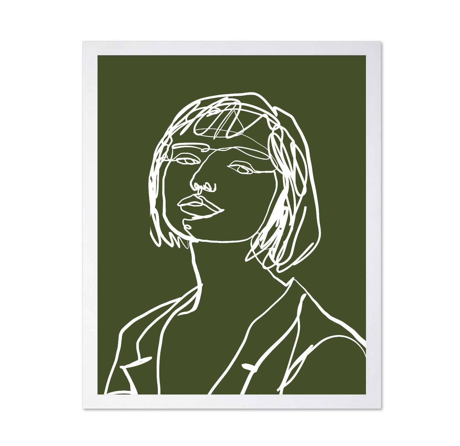 Minimal Line Portrait
