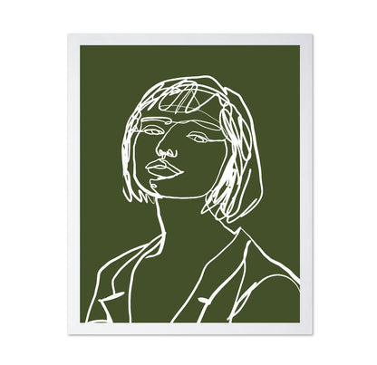 Minimal Line Portrait