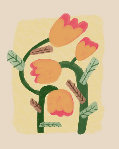 Soft Tulip Garden