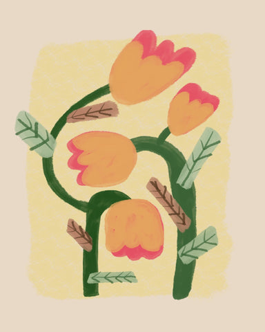 Soft Tulip Garden
