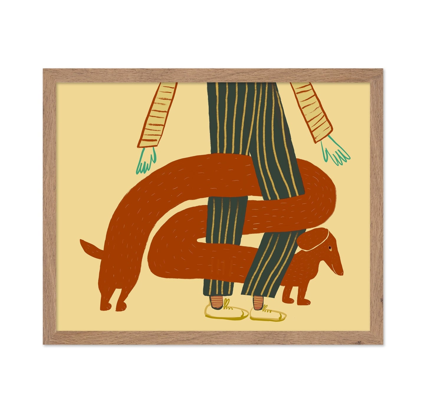 Wrapped Dachshund