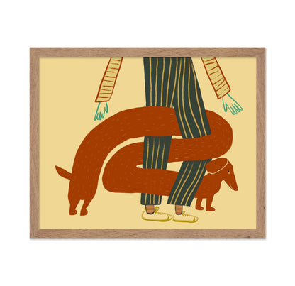 Wrapped Dachshund