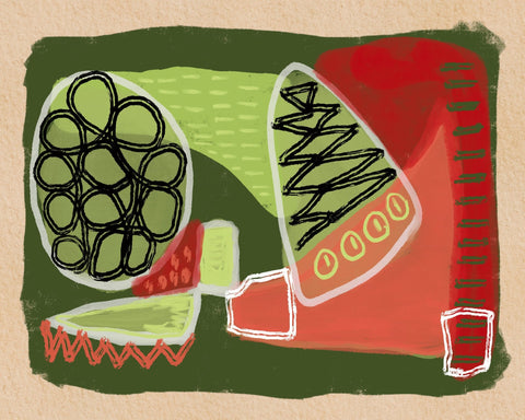 Abstract Shoe Study