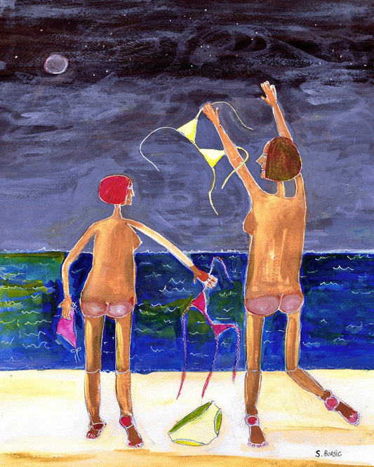 Moonlit Beach Girls
