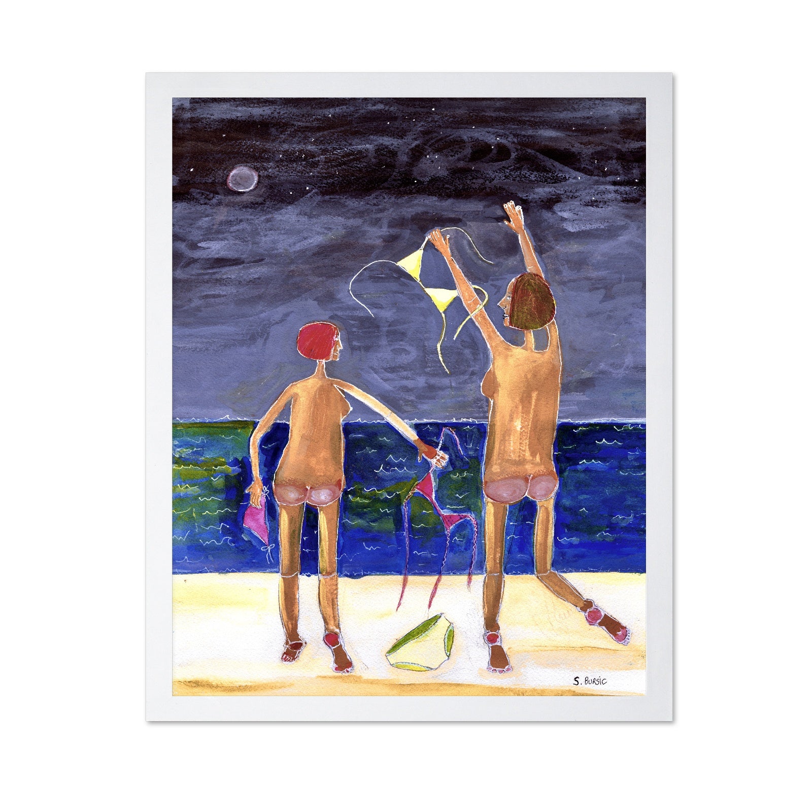 Moonlit Beach Girls