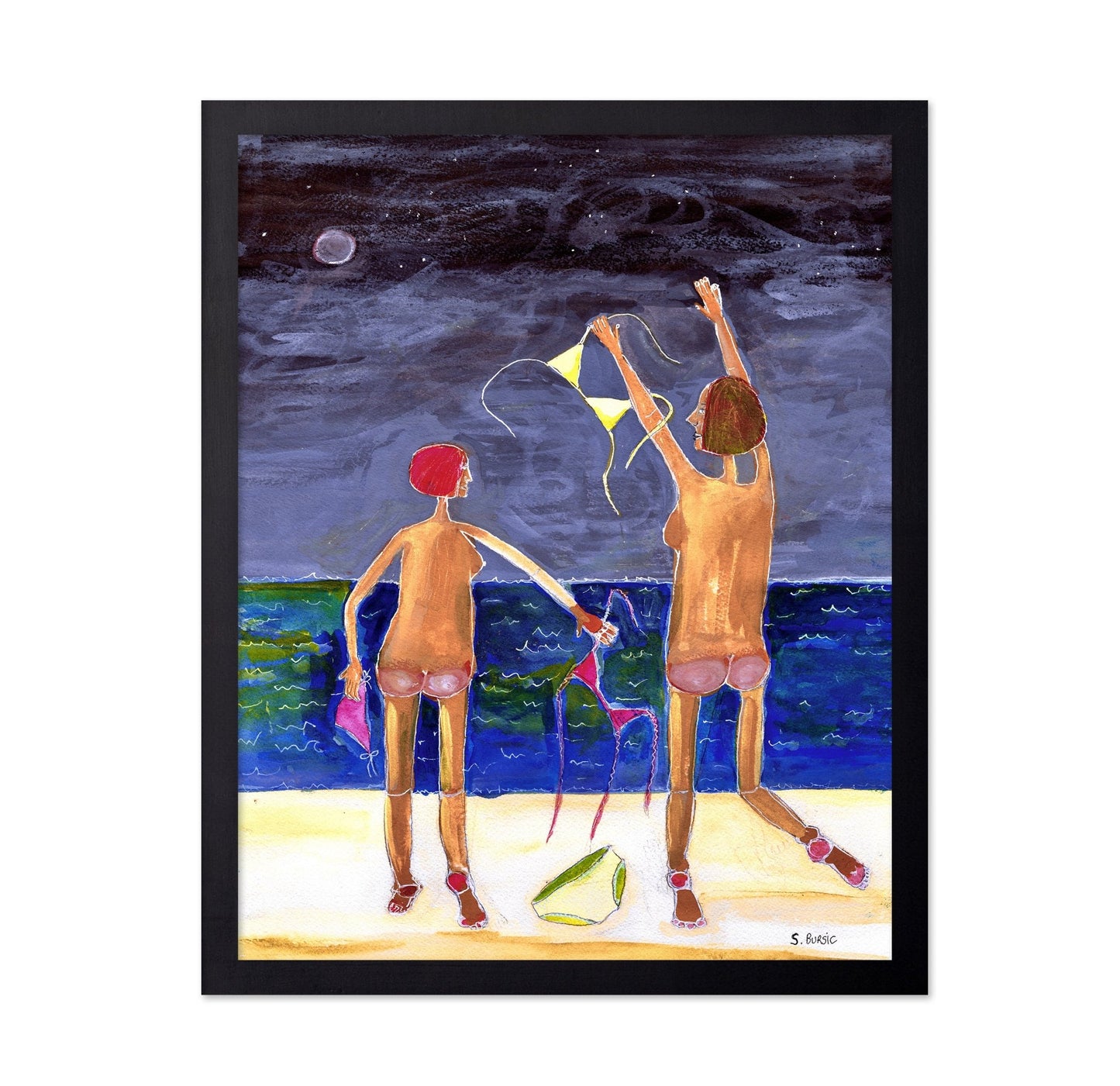 Moonlit Beach Girls