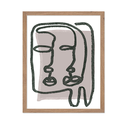Dual Line Faces No2