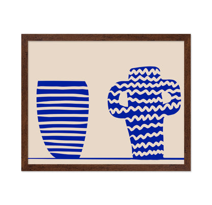 Blue Pattern Vases