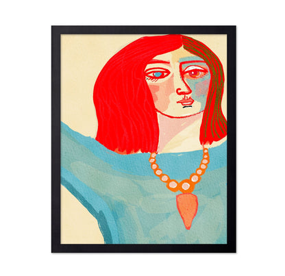 Red Hair Necklace