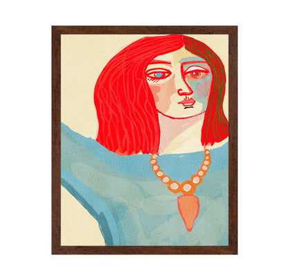 Red Hair Necklace