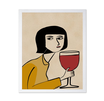 Woman With Wine No1