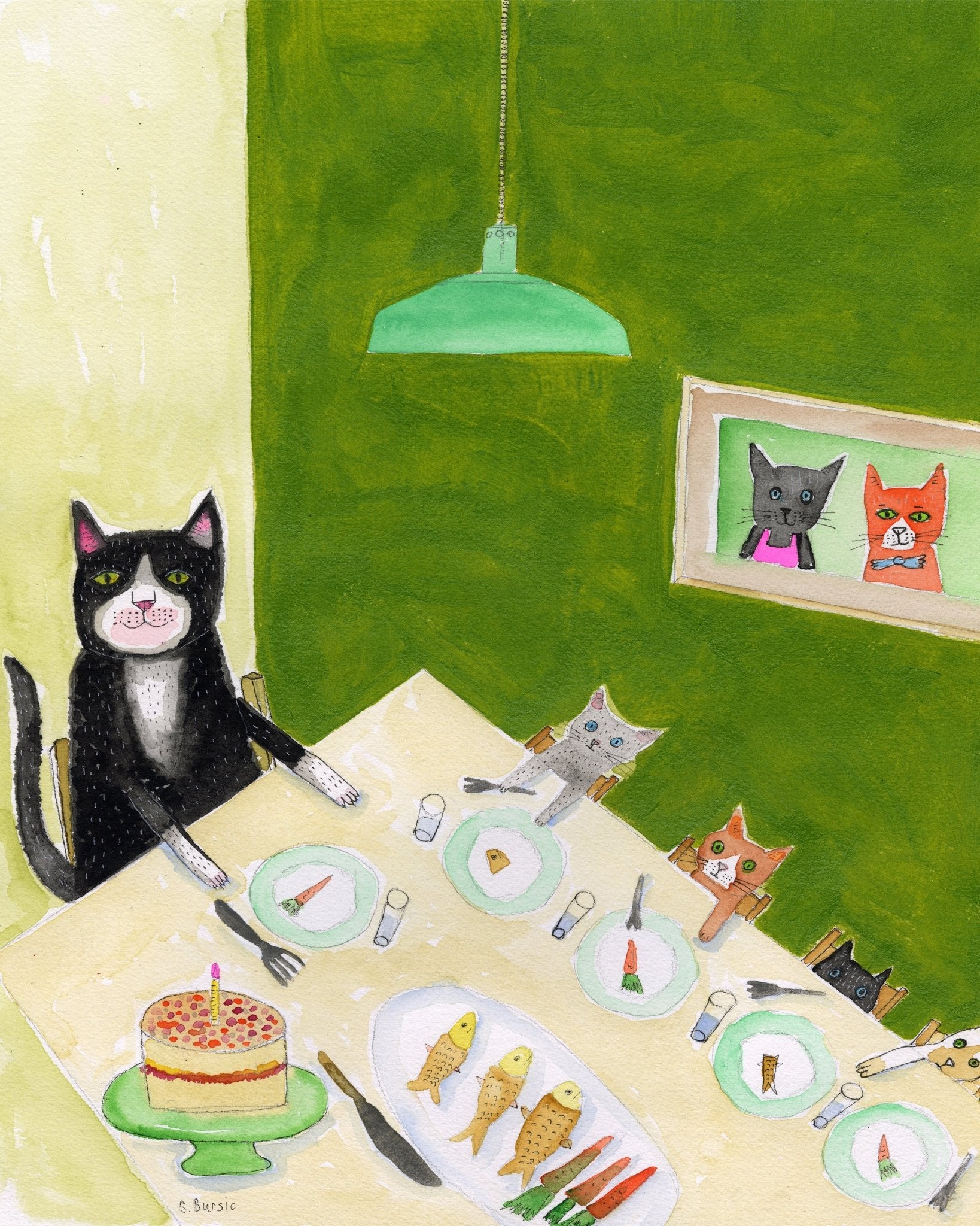 Cat Dinner Party