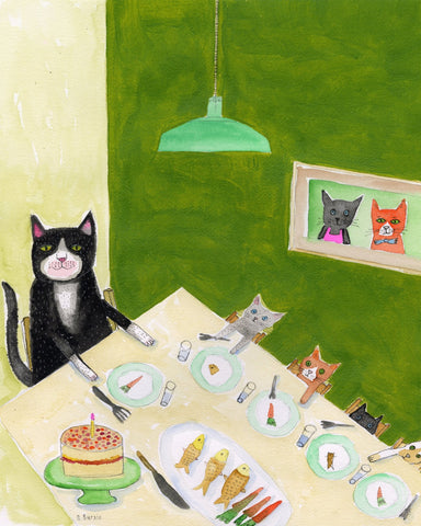 Cat Dinner Party