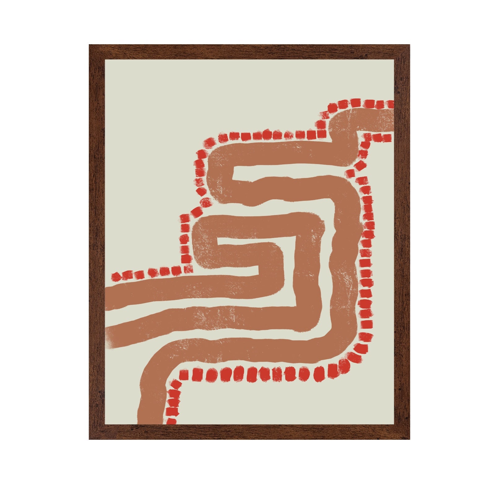 Abstract Red Path