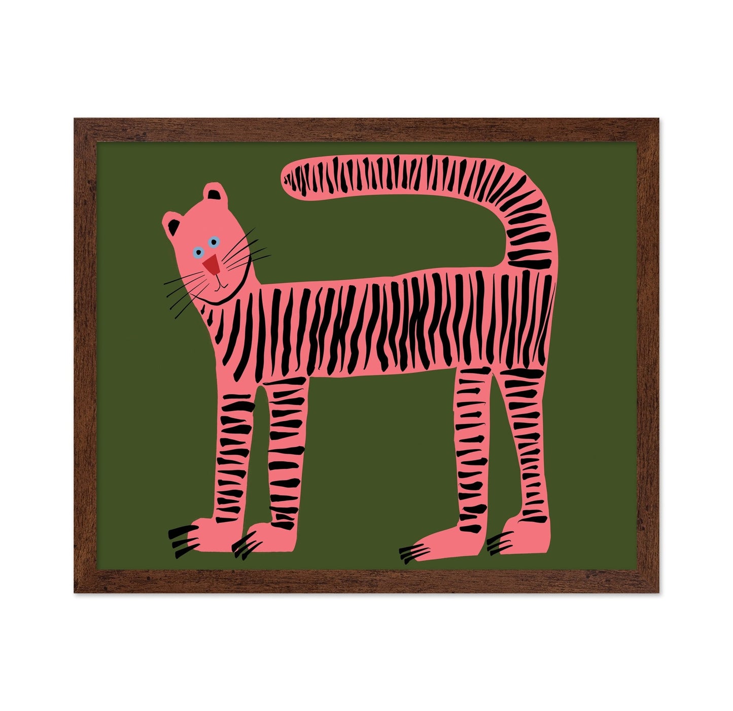 Pink Striped Cat No1