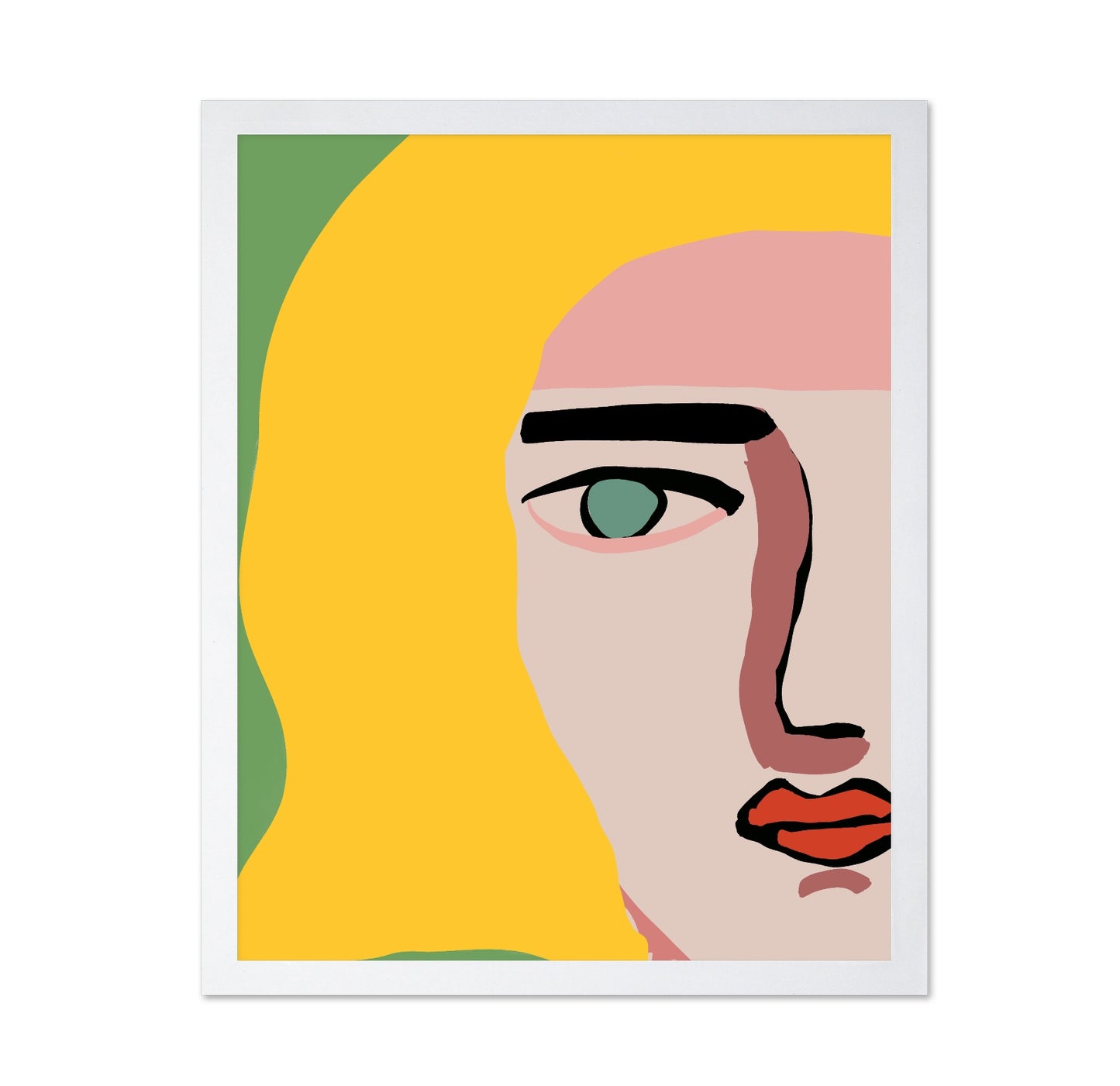Minimal Face Closeup