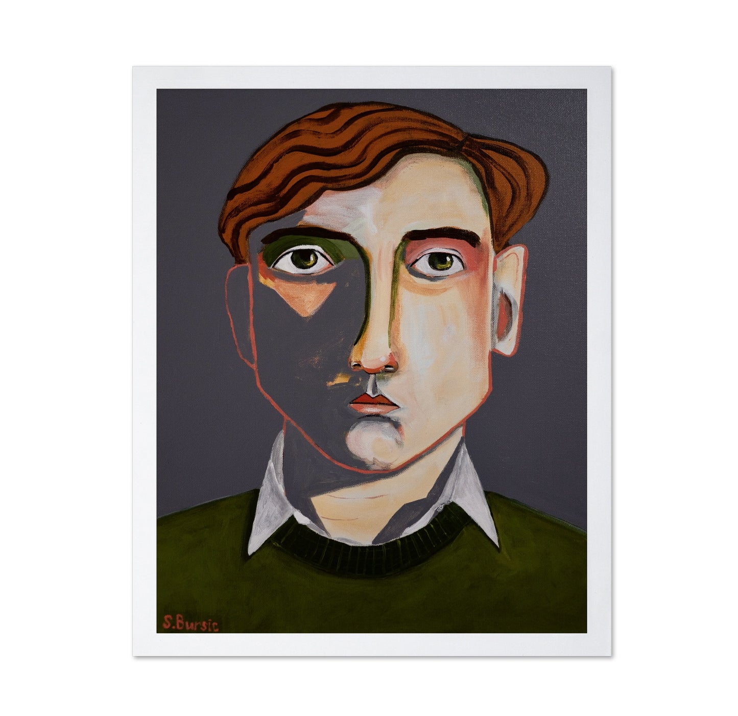 Split Face Portrait No1