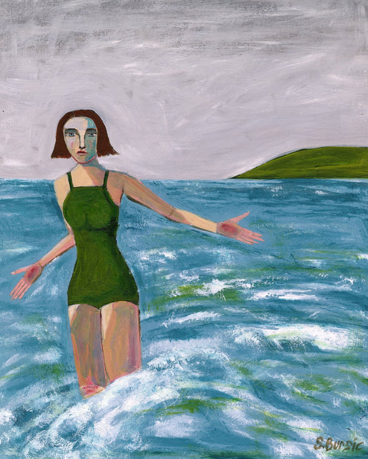 Woman In Sea