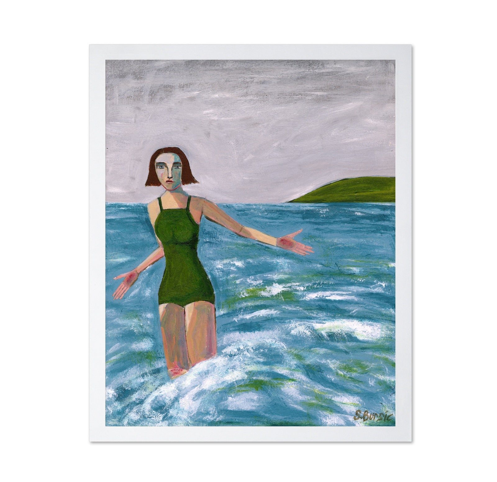 Woman In Sea