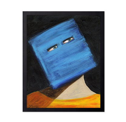 Blue Mask Portrait