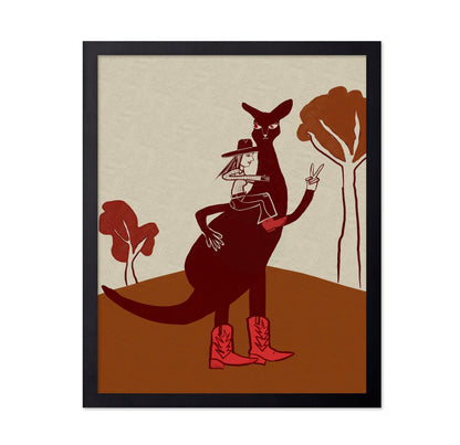 Cowgirl Kangaroo Ride