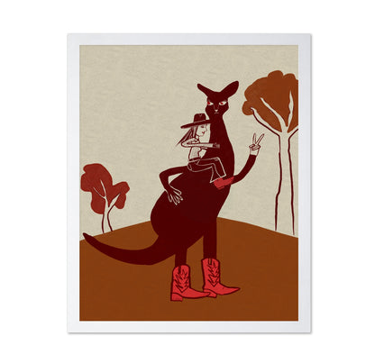 Cowgirl Kangaroo Ride